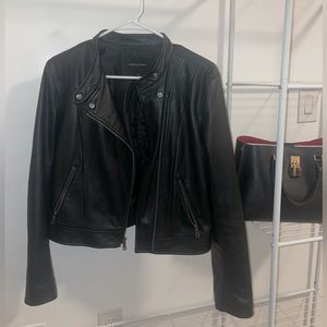 Leather Banana Republic jacket